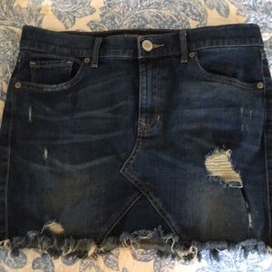 Express Jean Skirt